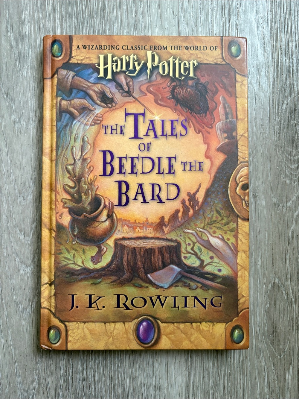 Harry Potter The Tales of Beedle the Bard by J.K. Rowling Hardcover Boom